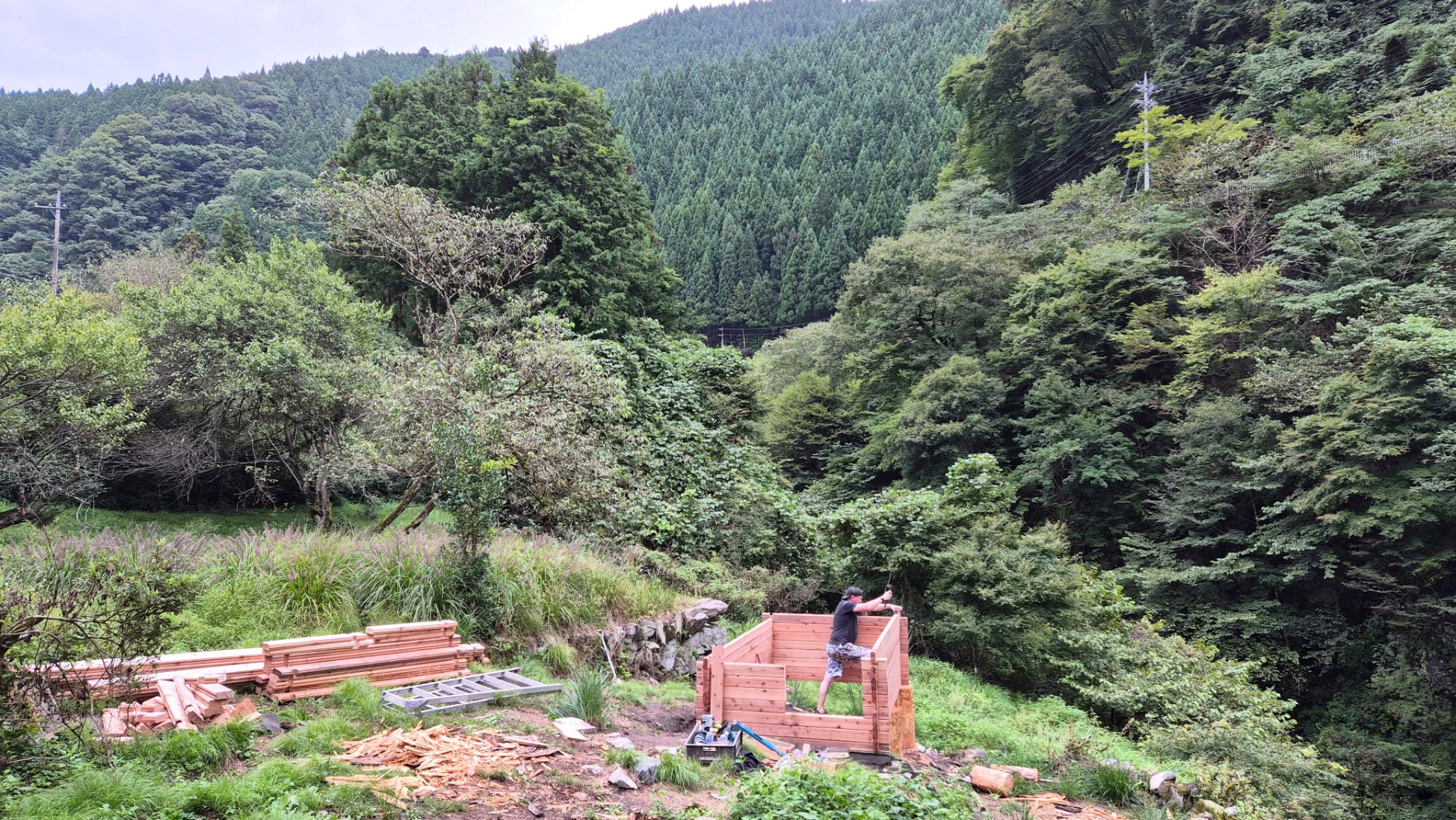 埼玉県秩父市でのサウナ建築